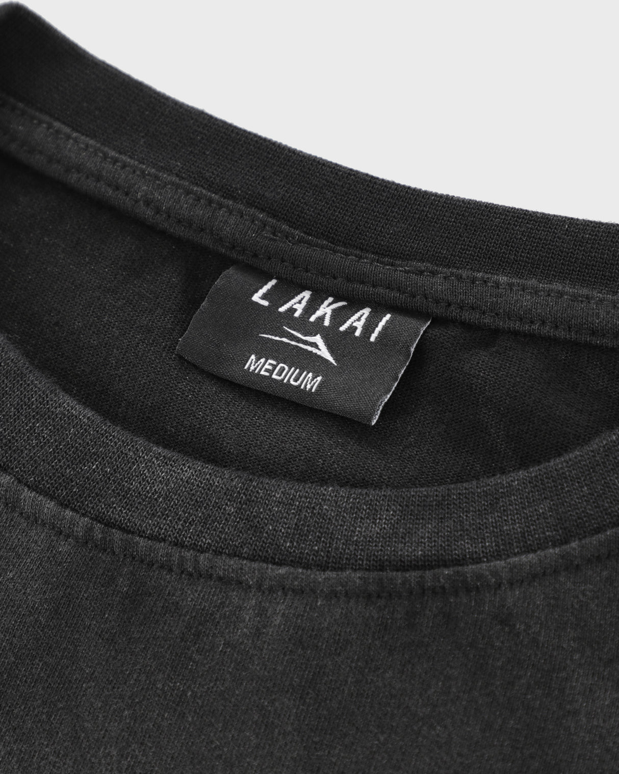 Sunfaded Cropped Boxy Tee - Black