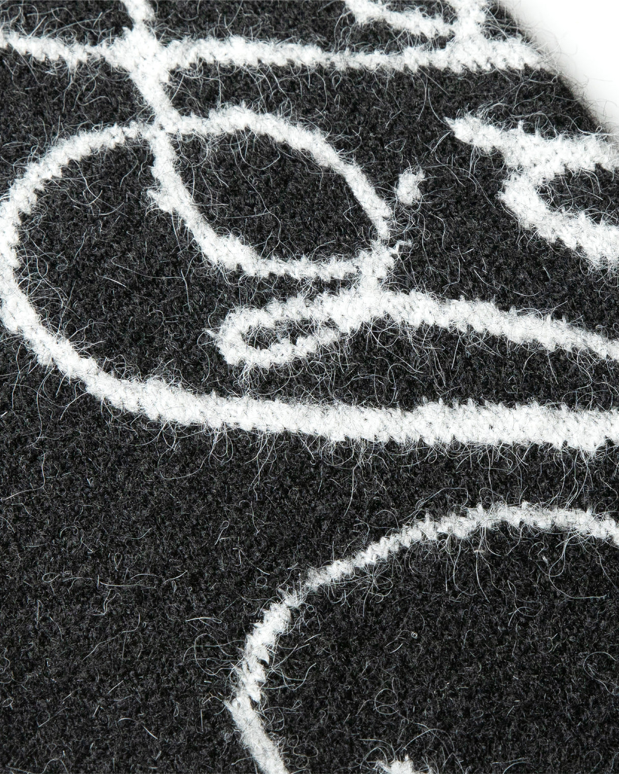 Cerberus Brushed Acrylic Sweater - Black