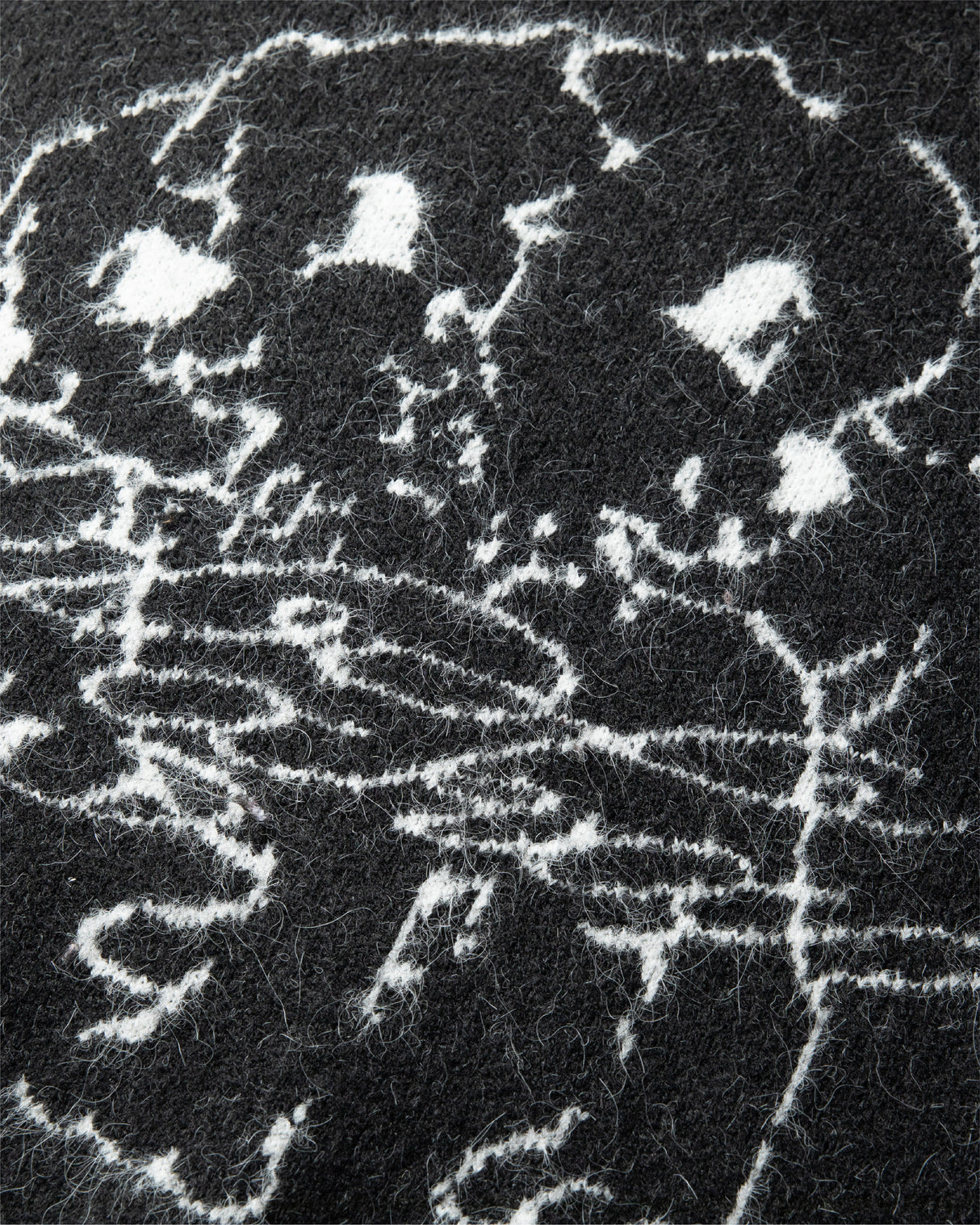 Cerberus Brushed Acrylic Sweater - Black