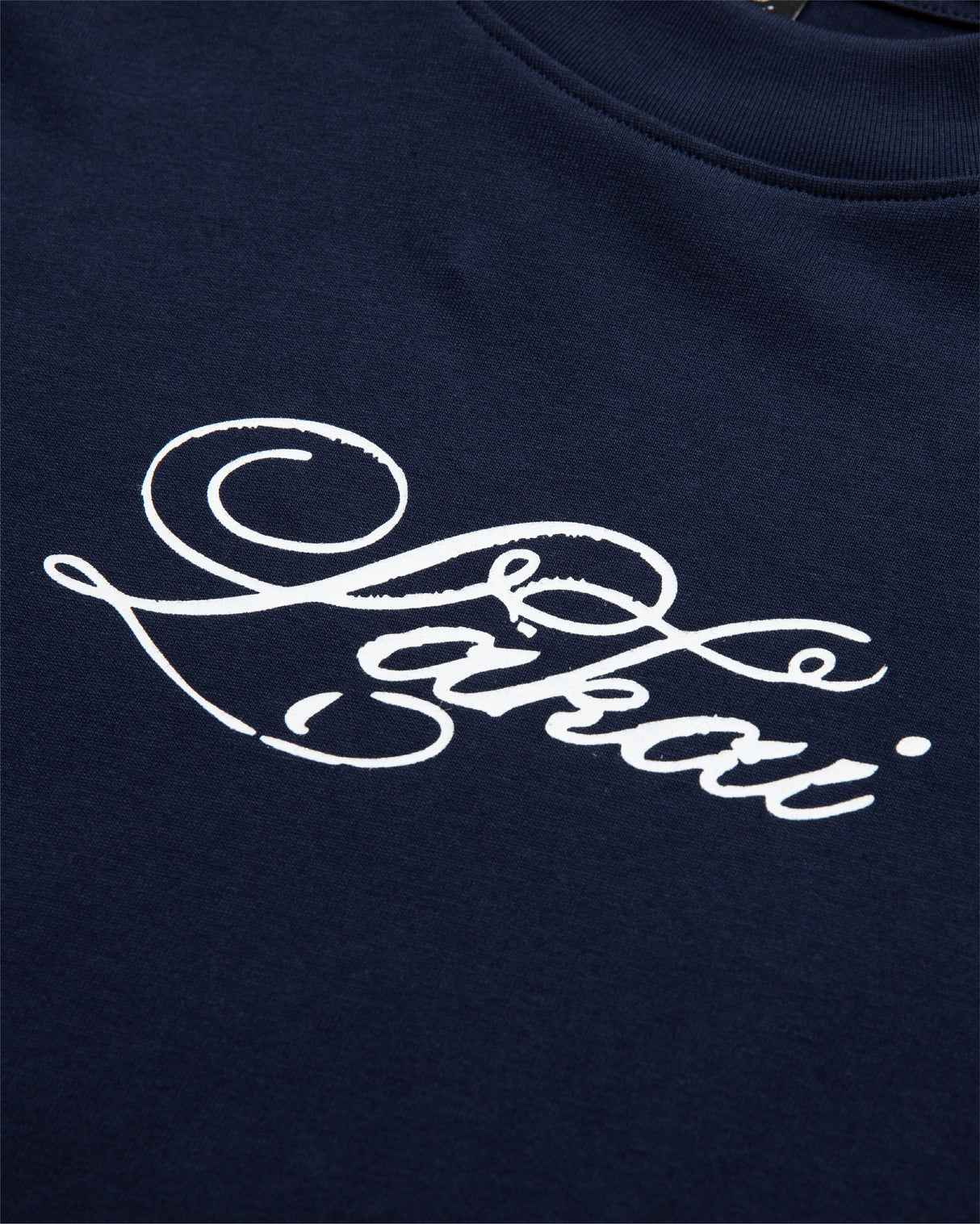 Oversized Signature Tee - Navy Blue