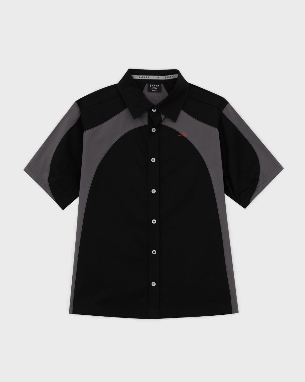 Distressed/Repaired Plaid Button Up Shirt - Multicolor