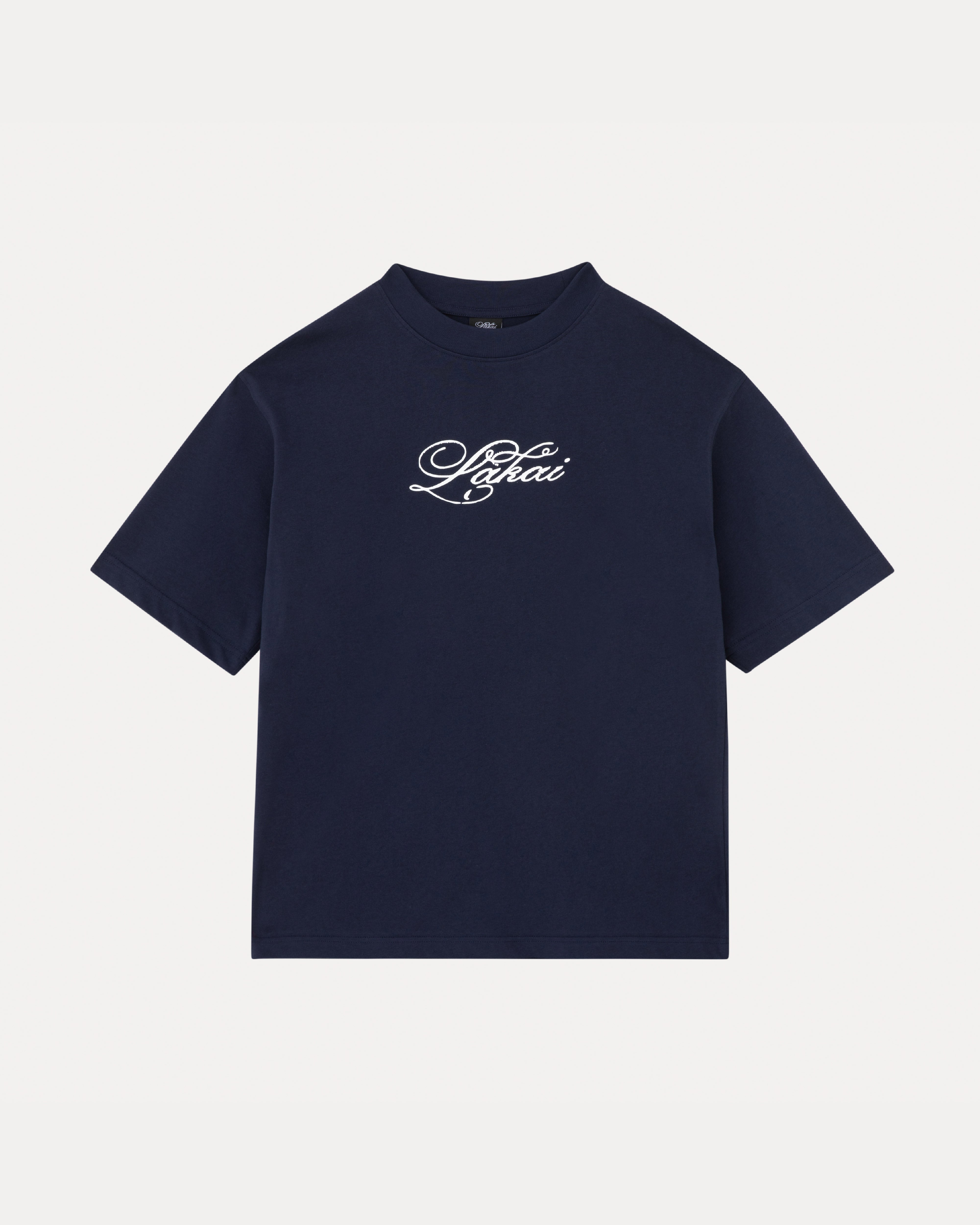 Oversized Signature Tee - Navy Blue