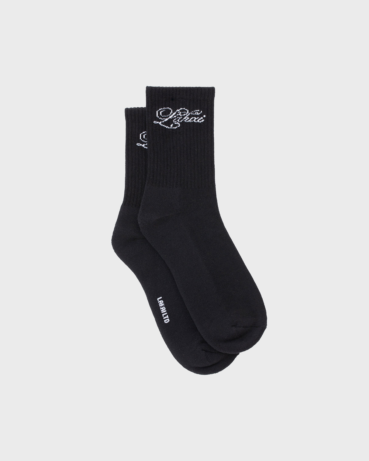 Jacquard Signature Socks - Black