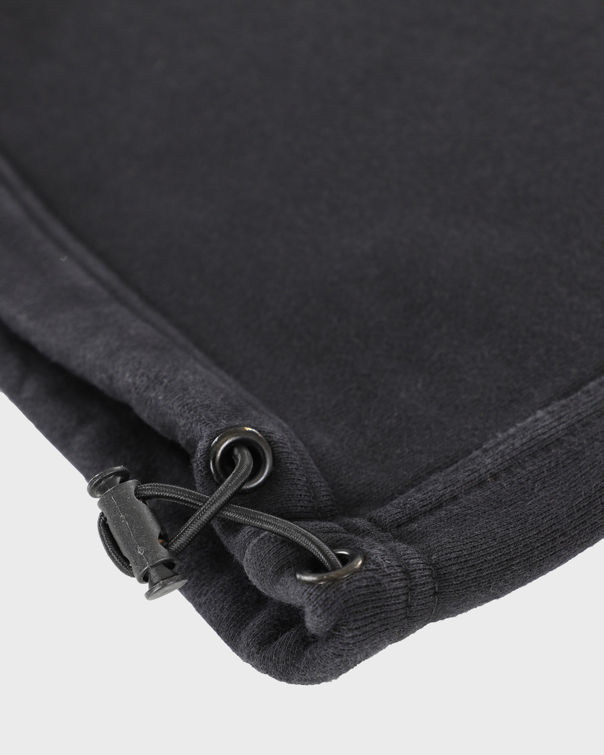 Double Waisted Sunfaded Sweatpants - Black