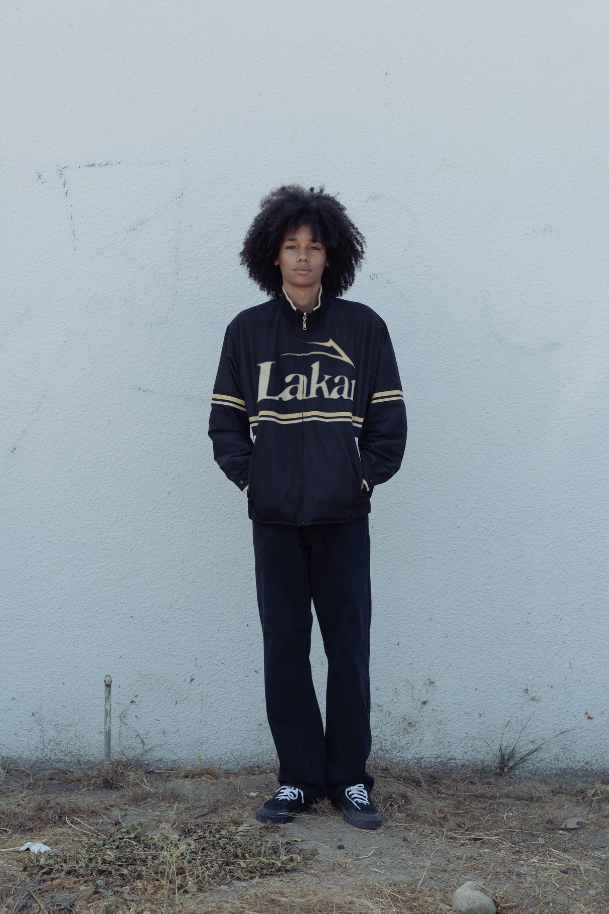 Reversible Track Jacket - Black