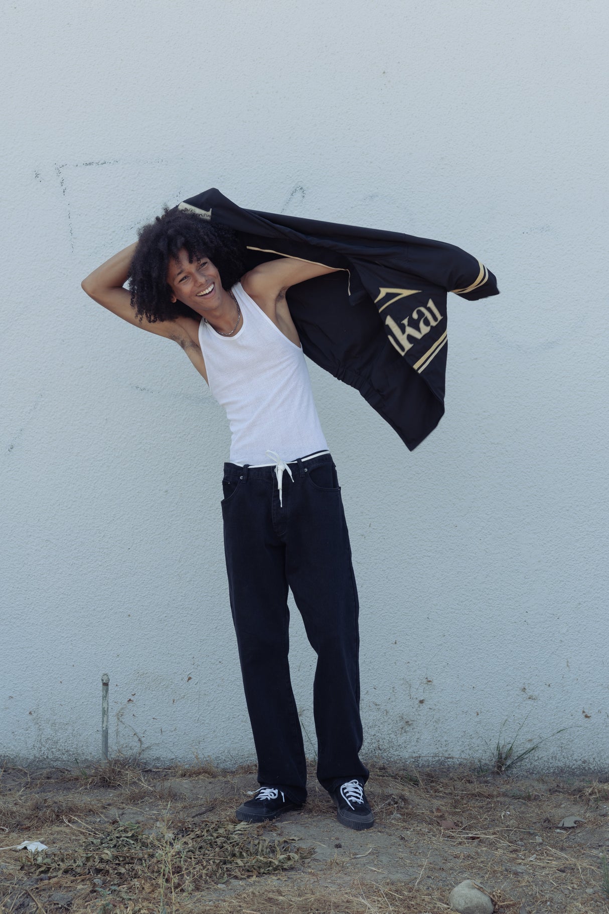 Reversible Track Jacket - Black