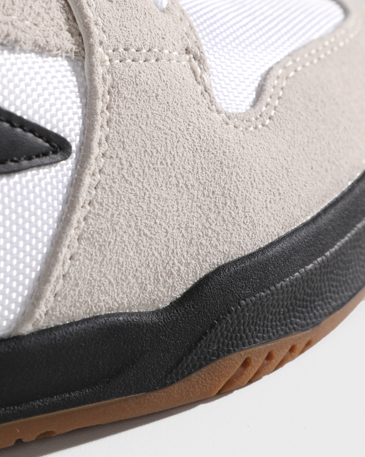 Telford Low - White Suede Cordura Black