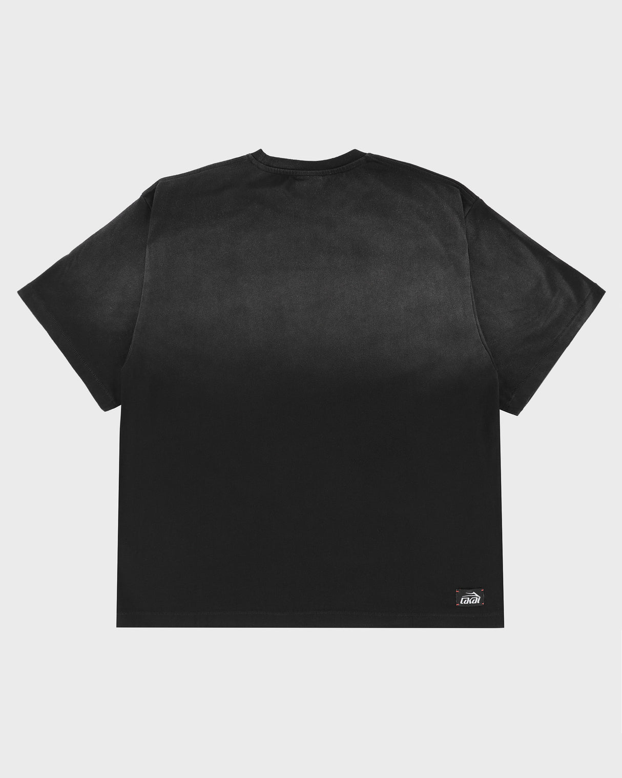 Sunfaded Cropped Boxy Tee - Black