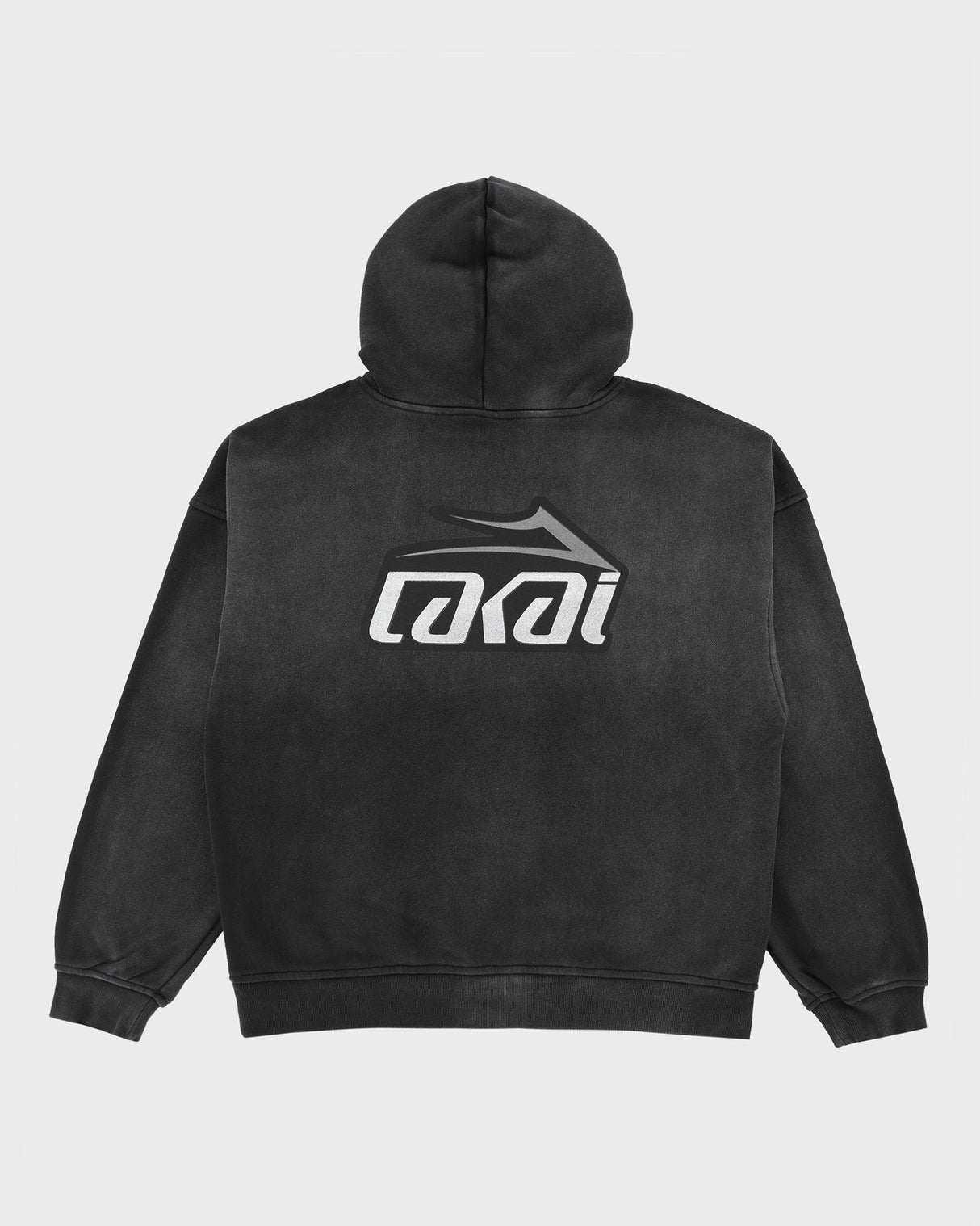 Sunfaded Pullover Hoodie - Black
