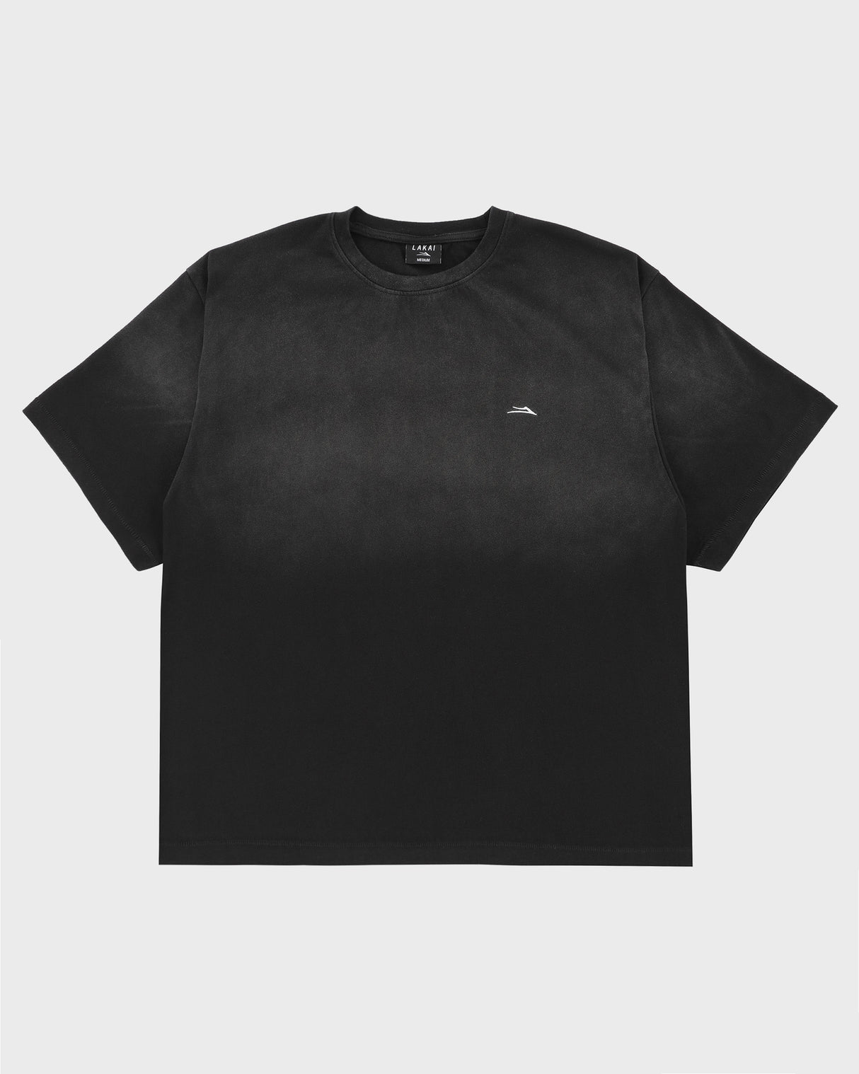 Sunfaded Cropped Boxy Tee - Black