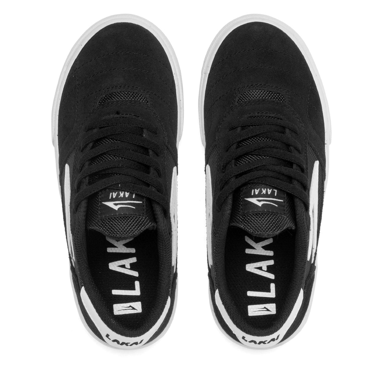 Lakai Cambridge Shoes - Black/White Suede