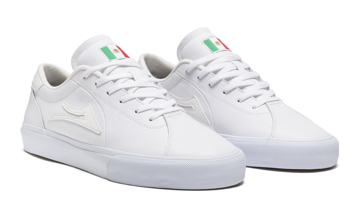 White sales lakai shoes