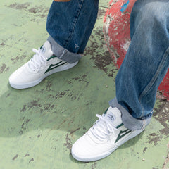 Cambridge - White/Pine Leather