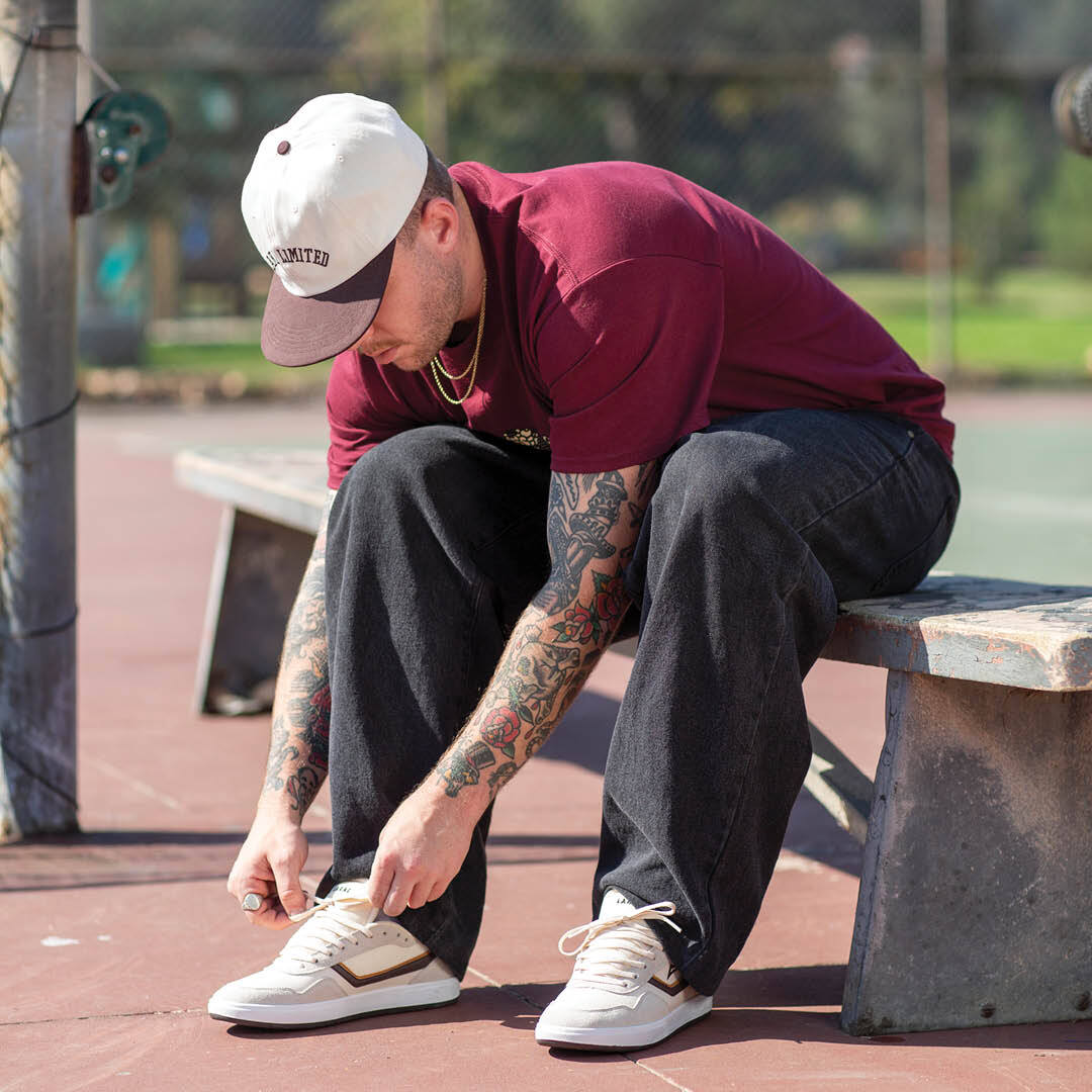 Lakai Cambridge Shoes - Black/White Suede