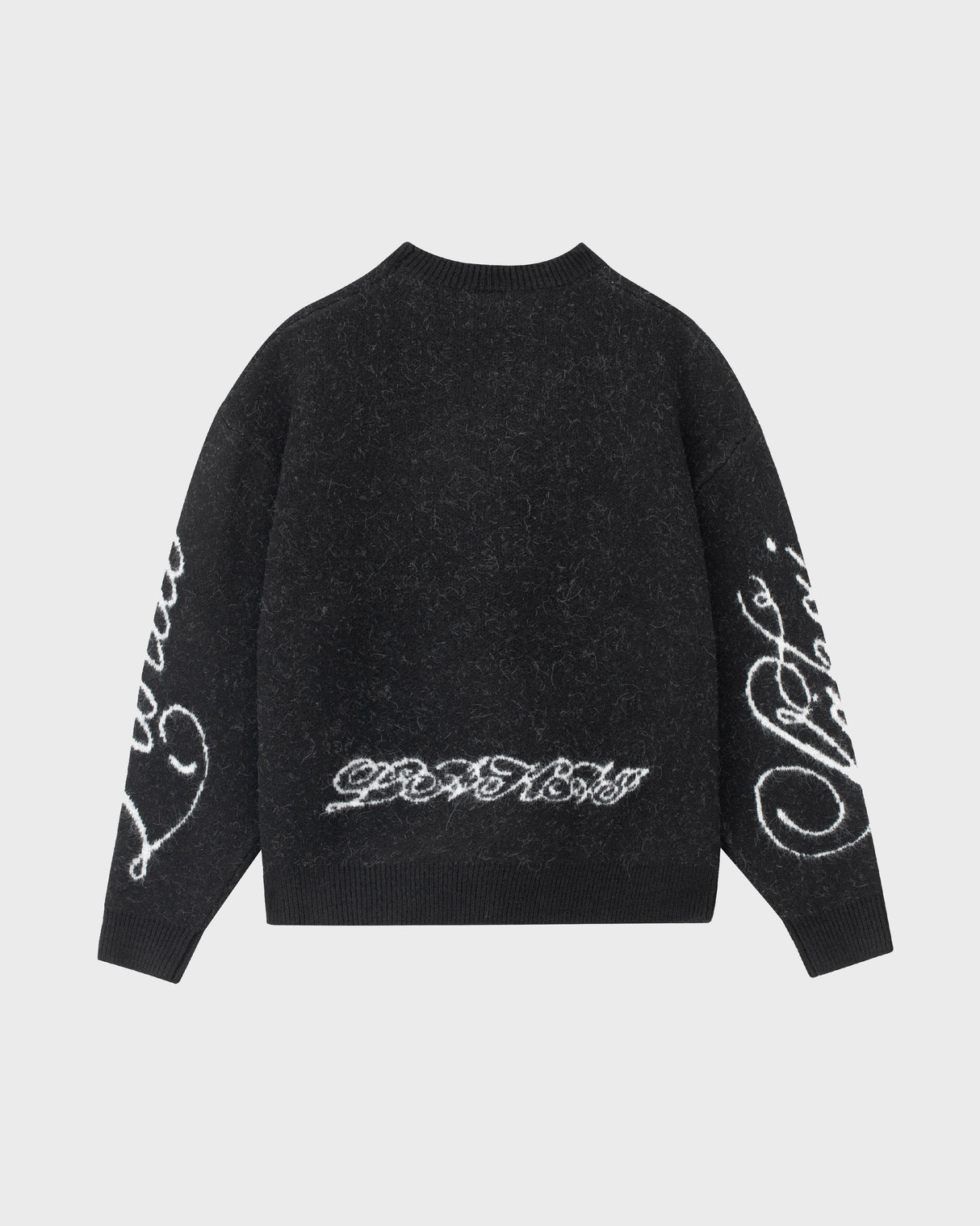 Cerberus Brushed Acrylic Sweater - Black