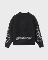 Cerberus Brushed Acrylic Sweater - Black