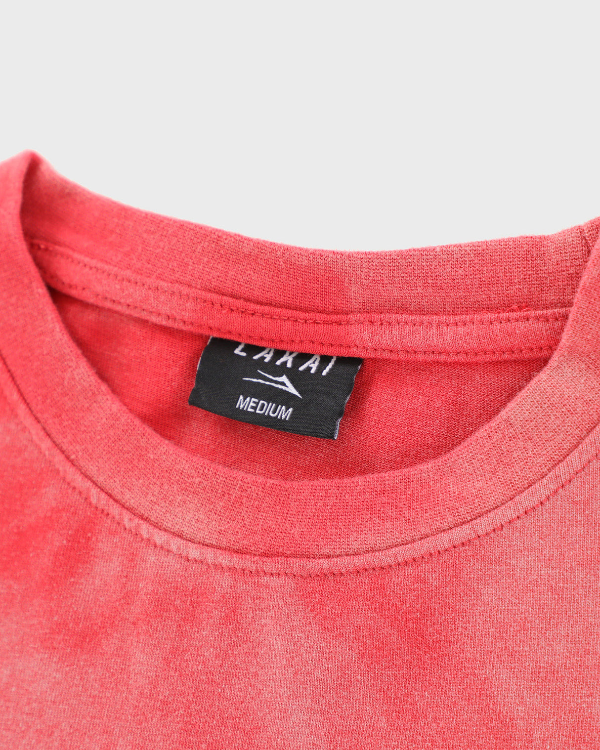 Sunfaded Cropped Boxy Tee - Red