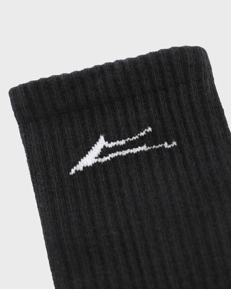 Everyday Flare Midcalf Socks - Black