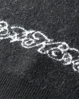 Cerberus Brushed Acrylic Sweater - Black
