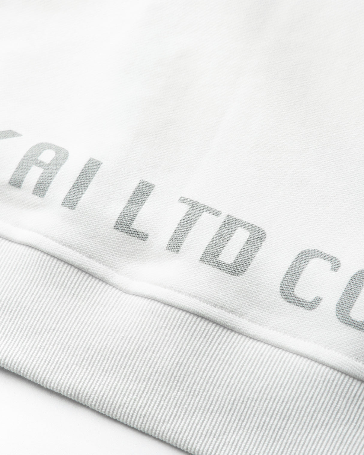 Polka Zip Up Hoodie - White