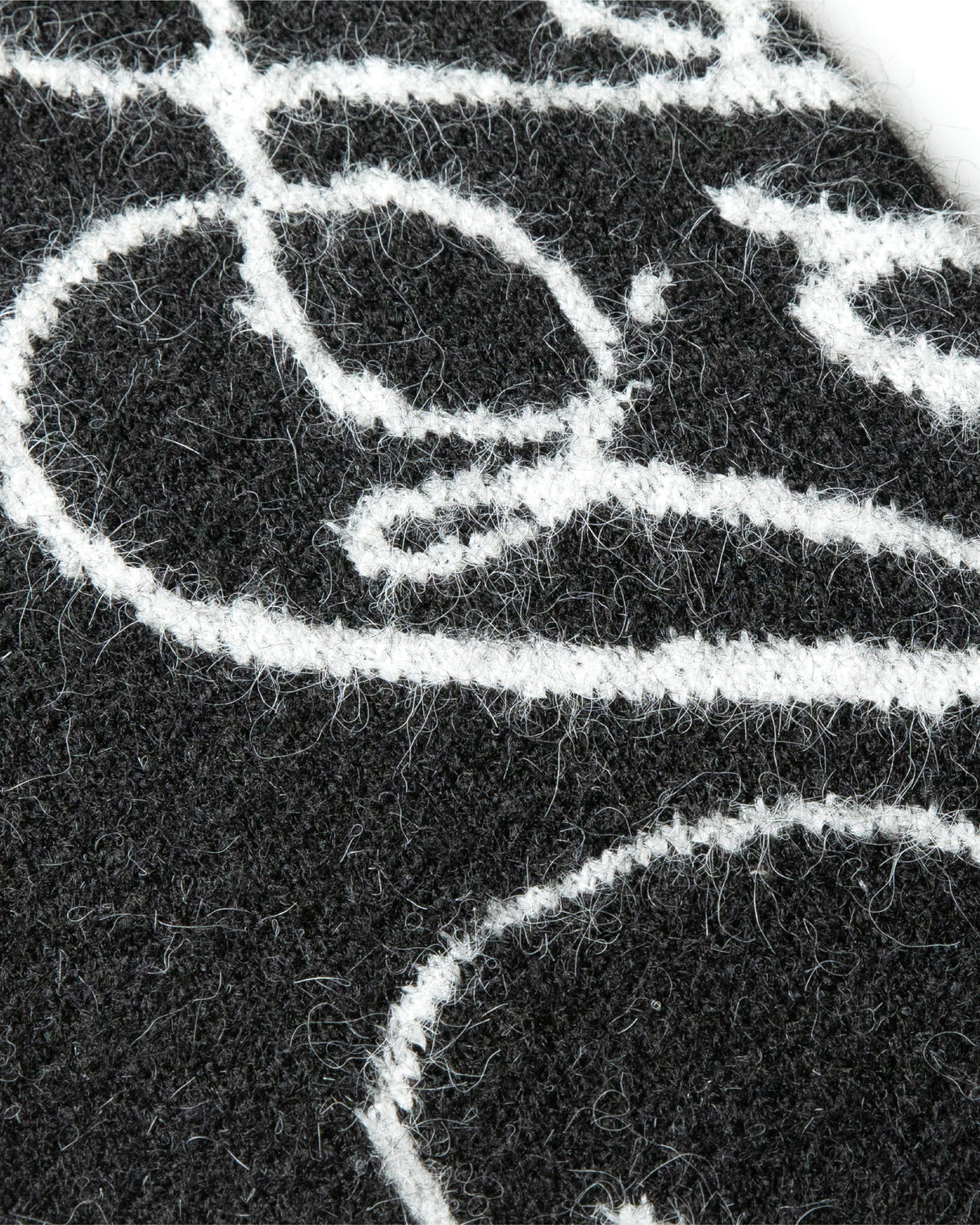 Cerberus Brushed Acrylic Sweater - Black