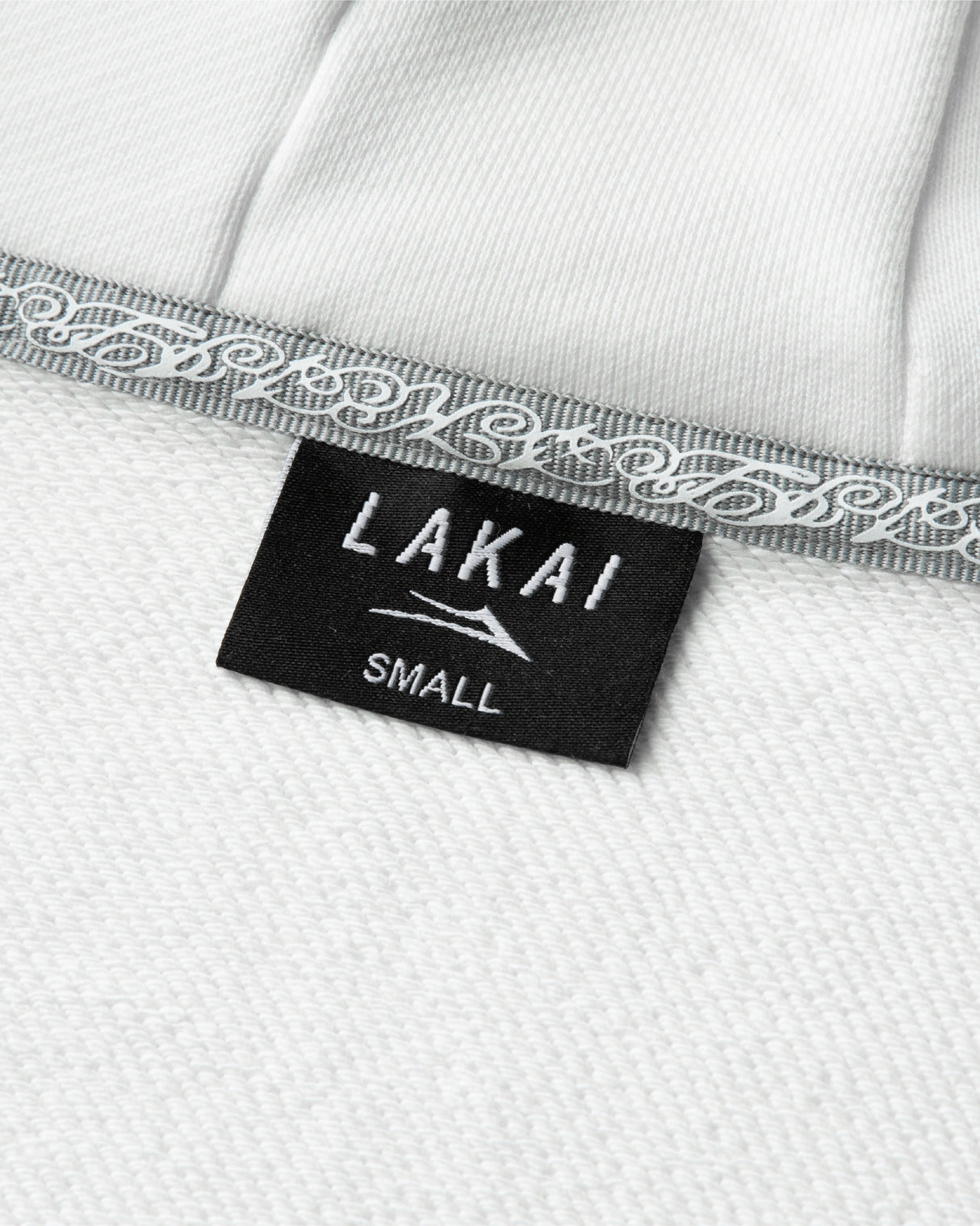 Polka Zip Up Hoodie - White