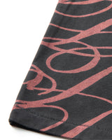 Boxy Tee Signature Print - Vintage Black