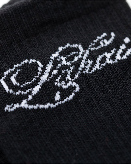 Jacquard Signature Socks - Black