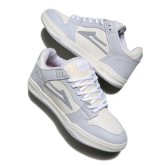 Telford Low - Light Grey Leather