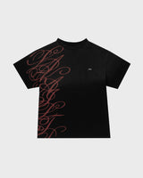 Boxy Tee Signature Print - Vintage Black