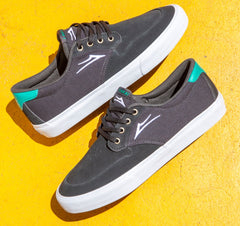 Riley 3 - Charcoal Suede