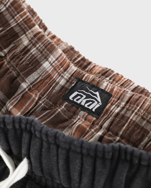 Double Waisted Sunfaded Sweatpants - Black