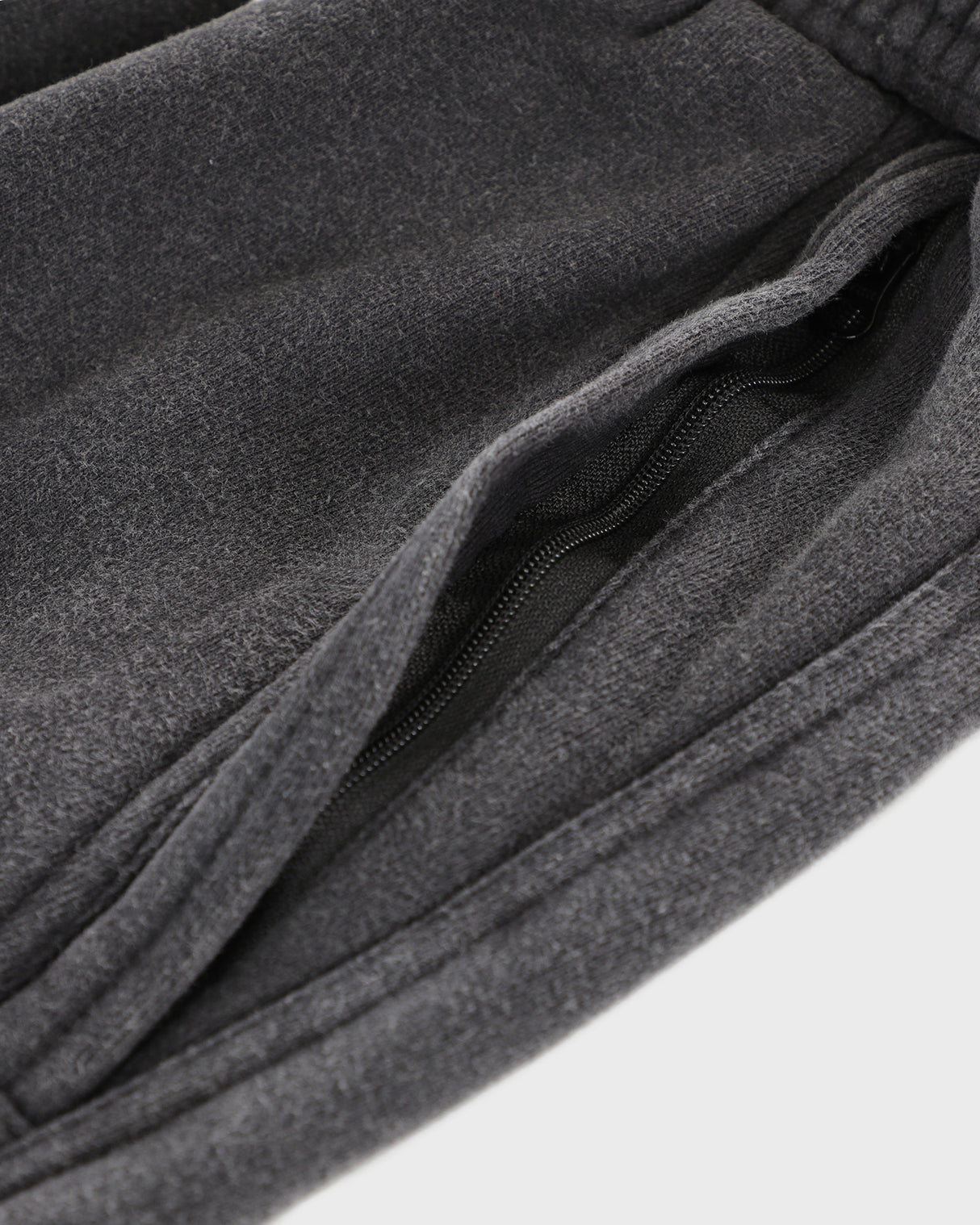 Double Waisted Sunfaded Sweatpants - Black