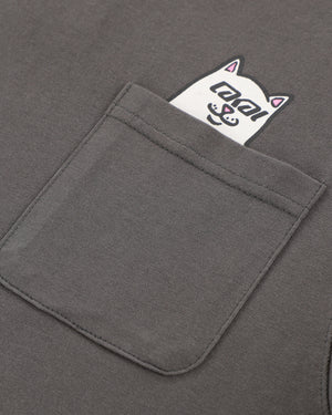 LAKAI X RIPNDIP Lord Nerm Pocket SS Tee - Dark Grey