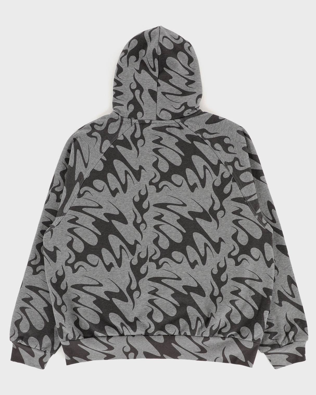 LAKAI X RIPNDIP Black Flame Zipper Hoodie - Grey
