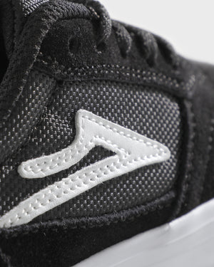 Cambridge Kids - Black/White Suede