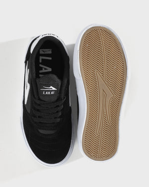 Cambridge Kids - Black/White Suede