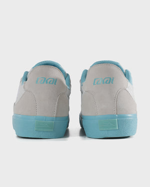 Essex - Elite White Suede Aqua