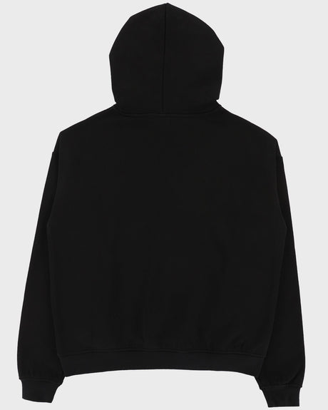 Flare Pullover Hoodie - Black