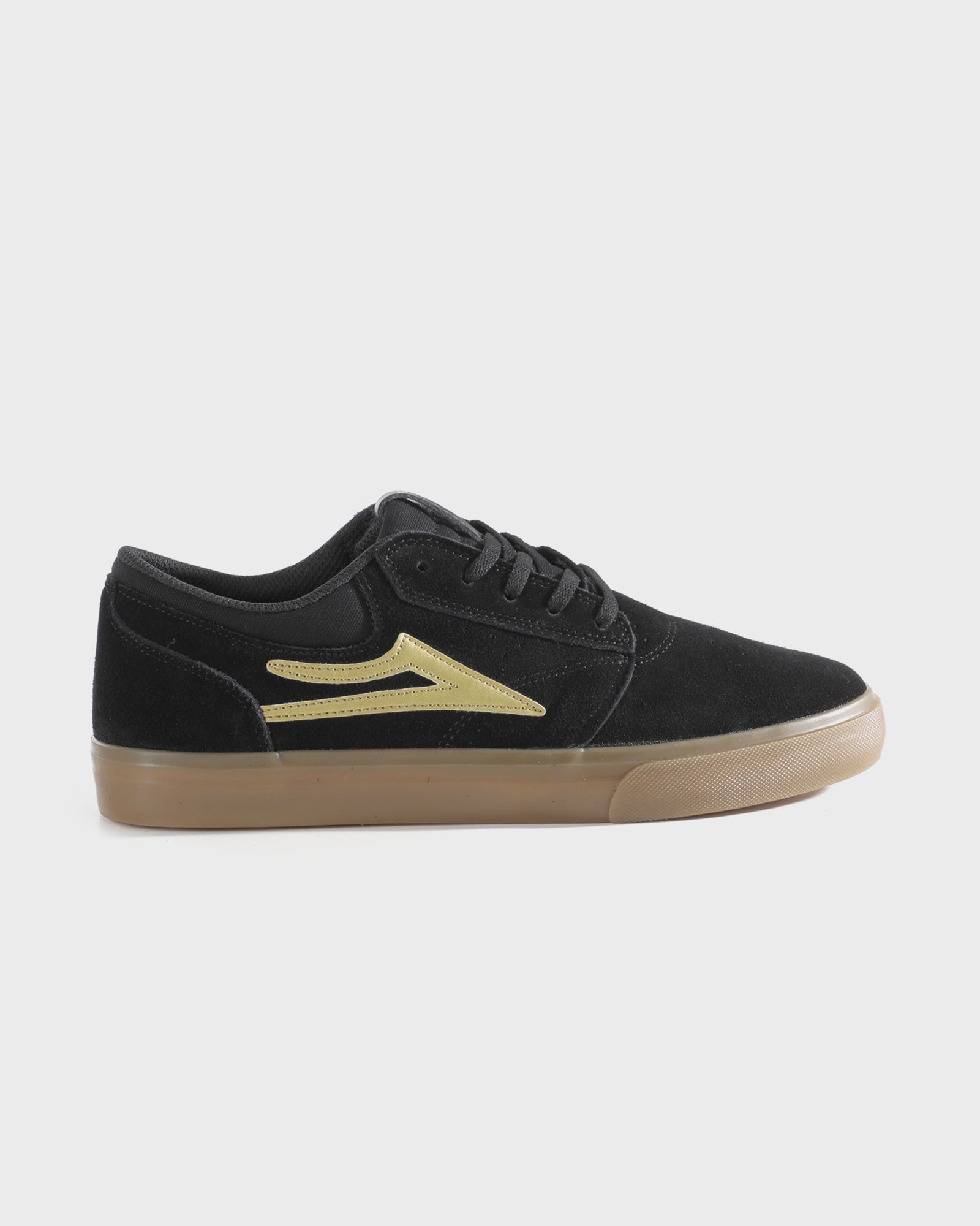 Griffin - Black/Gold Suede