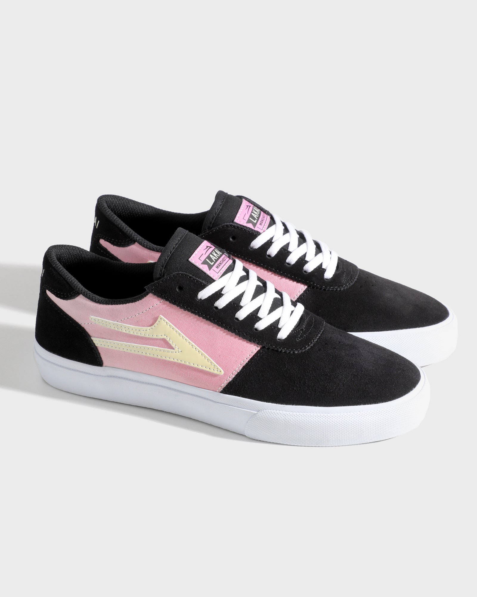 Manchester - Black/Red UV Suede