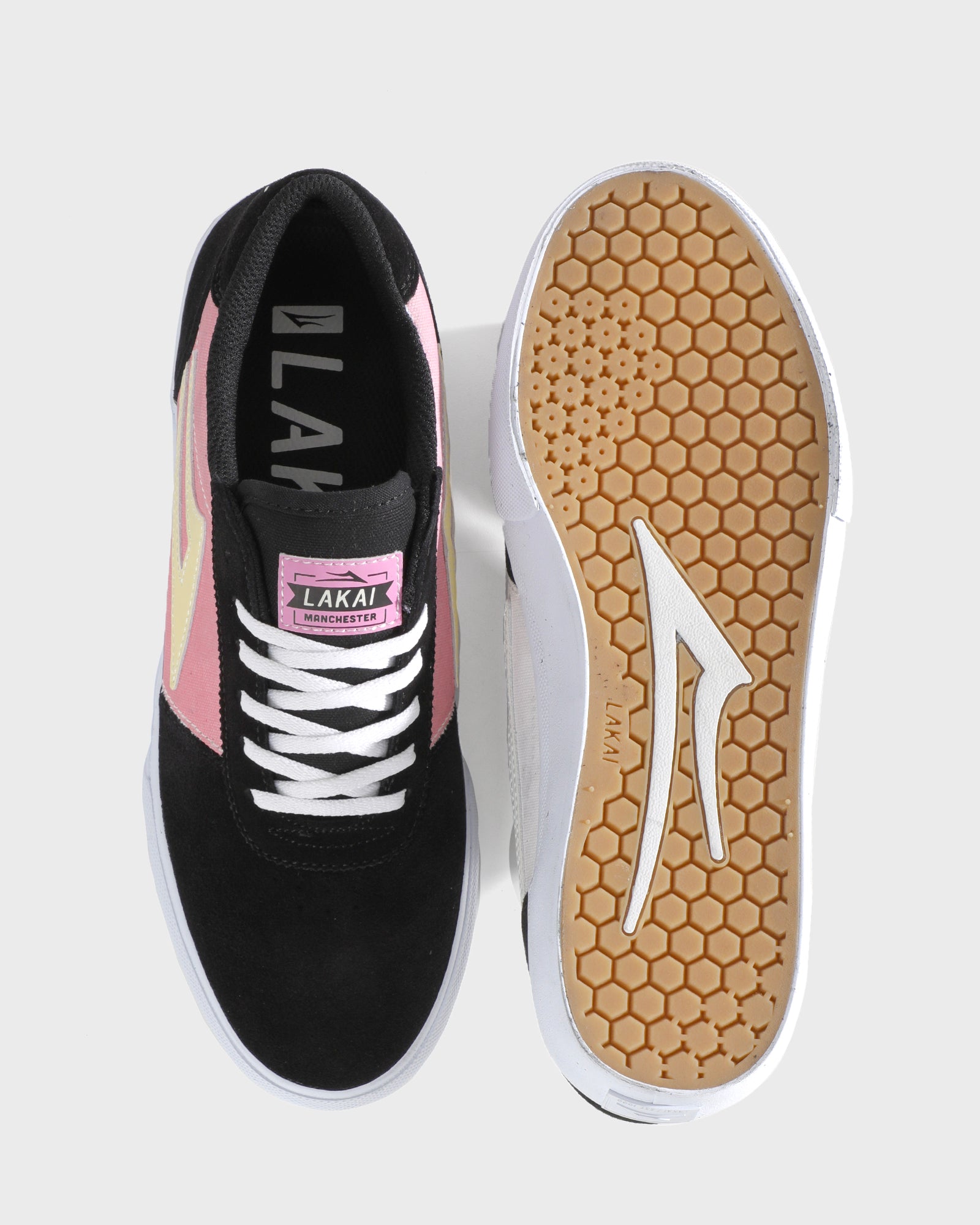 Manchester - Black/Red UV Suede