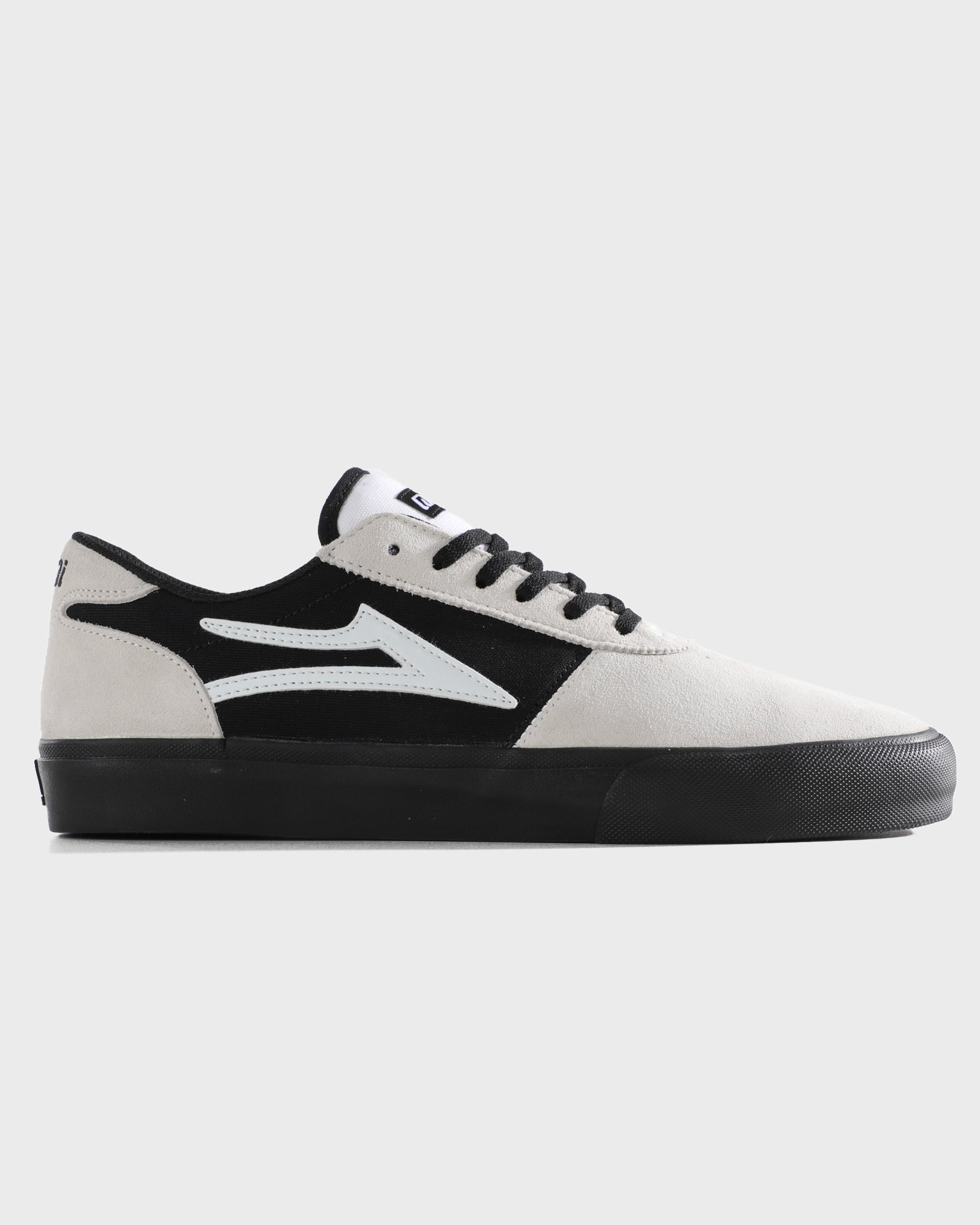 Manchester - White Suede Black Black