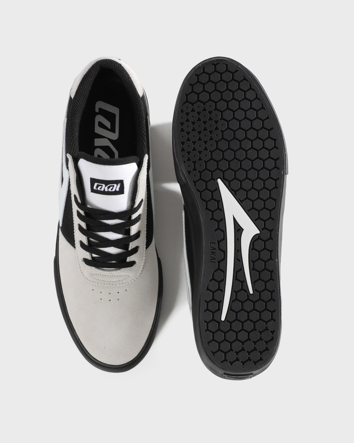 Manchester - White Suede Black Black