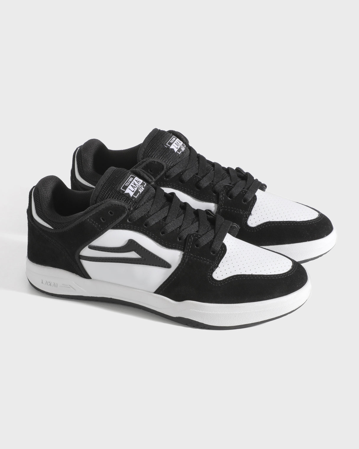 Telford Low - Black/White Leather