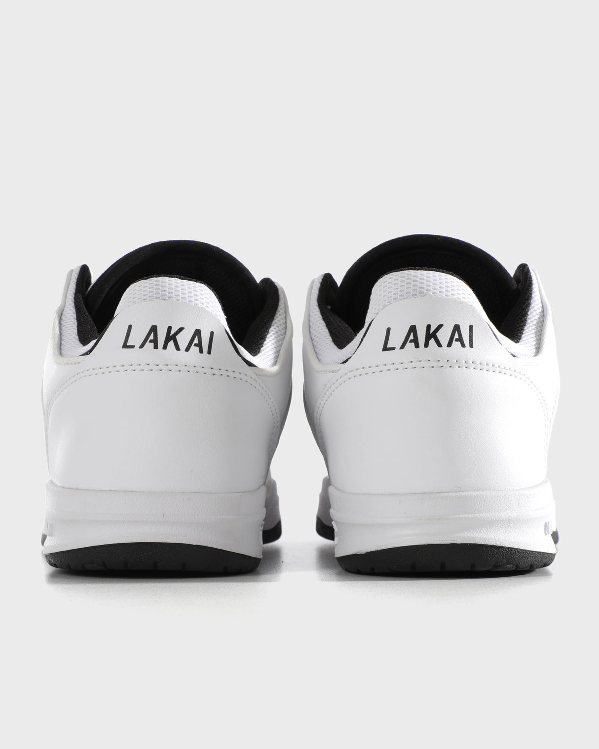 Telford Low  -  White/Black Leather