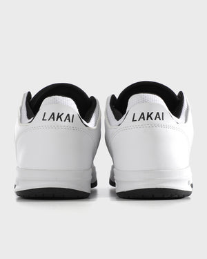 Telford Low  -  White/Black Leather