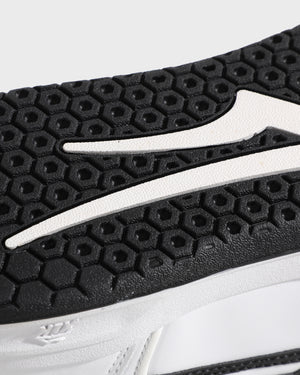 Telford Low  -  White/Black Leather