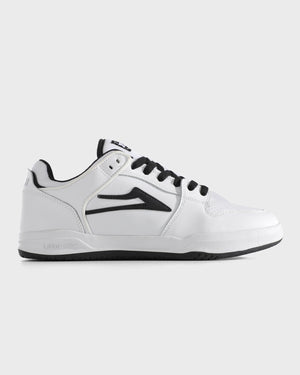 Telford Low  -  White/Black Leather