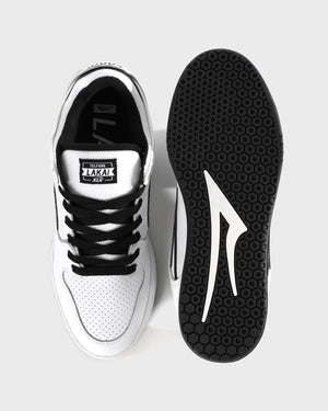 Telford Low  -  White/Black Leather